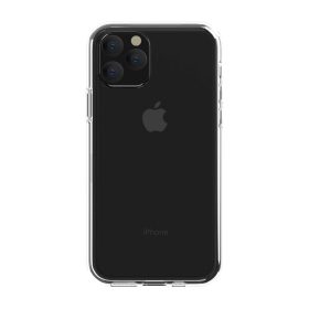   iPhone 11 Pro (5,8") ütésálló hátlap tok, TPU tok, átlátszó, Devia Shark4