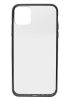 iPhone 11 Pro (5,8") ütésálló hátlap tok, TPU tok, átlátszó / fekete keret, Devia Shark4