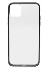 iPhone 11 Pro (5,8") ütésálló hátlap tok, TPU tok, átlátszó / fekete keret, Devia Shark4