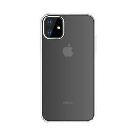   iPhone 11 Pro Max 2019 (6,5") kemény hátlap tok, TPU tok, átlátszó / ezüst keret, Devia Glimmer