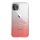 iPhone 11 Pro (5,8") hátlap tok, TPU tok, átlátszó / piros, színátmenetes, Devia Ocean