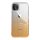 iPhone 11 Pro  Max (6,5") hátlap tok, TPU tok, átlátszó / arany, Devia Ocean 2
