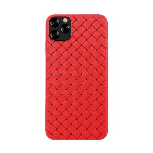 Devia Woven iPhone 7 8 SE 2020 / SE 2022 (4,7") piros szilikon hátlap tok