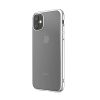 Devia Glimmer iPhone 7 8 SE 2020 / SE 2022 (4,7") átlátszó kemény hátlap tok ezüst kerettel