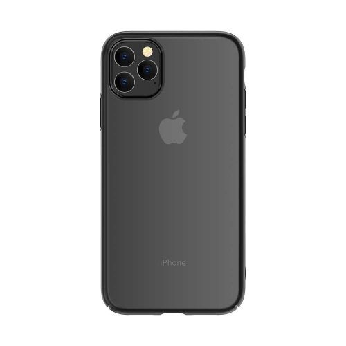 Devia Glimmer iPhone 12 Mini (5,4") átlátszó kemény hátlap tok fekete kerettel