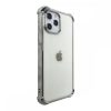 Devia Glitter Shockproof iPhone 12 Pro Max (6,7") ütésálló átlátszó hátlap tok ezüst kerettel