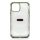 iPhone 12 Mini (5,4") ütésálló hátlap tok, TPU tok, átlátszó / zöld kerettel, Devia Vanguard 
