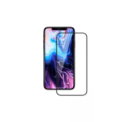   iPhone 12 Pro Max (6.7") előlapi üvegfólia + hátlapi fólia, 3D antibakteriális, fekete, Devia