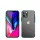 iPhone 12 Mini (5,4") ütésálló hátlap tok, TPU tok, átlátszó / zöld kerettel, Devia Pioneer