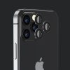 Devia iPhone 12 Mini (5,4") / iPhone 12 (6,1") fekete kamera lencsevédő üvegfólia