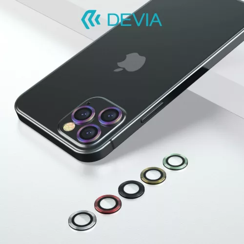 iPhone 12 Pro Max (6,7") kamera lencsevédő üvegfólia, arany, Devia