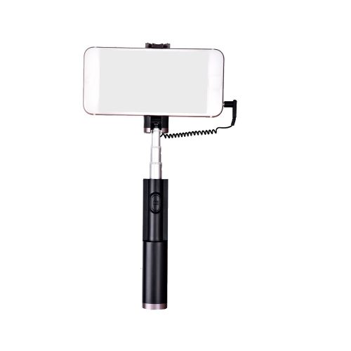 Bluetooth selfie bot, 3.5mm jack csatlakozóval, fekete, Devia Victor Series