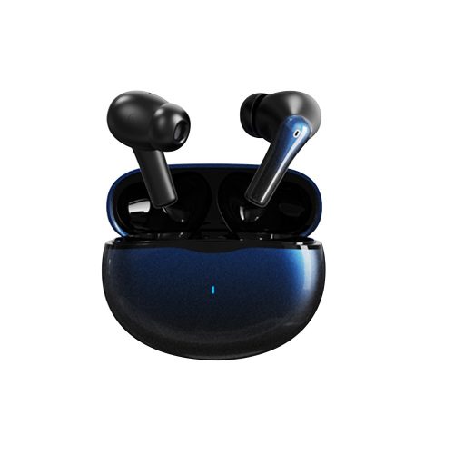Stereo bluetooth headset vezeték nélküli töltőtokkal, TWS, sötétkék, Devia M4