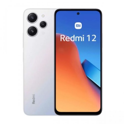 Xiaomi Redmi 12 4G mobiltelefon, 4GB/128GB, ezüst (Polar Silver)