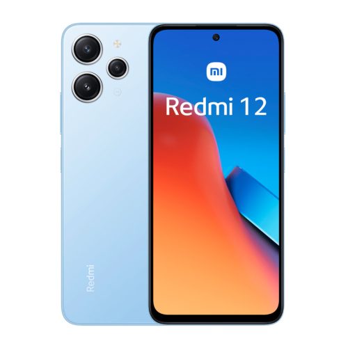 Xiaomi Redmi 12 mobiltelefon, 4GB/128GB, dual sim, kék (Sky Blue)