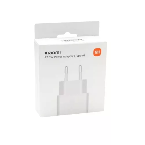 Xiaomi hálózati töltőfej, 1xUSB, 22.5W, gyári, fehér, MDY-11-EP (csomagolt)