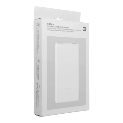 Xiaomi Power Bank, 2xUSB / 1xType-C, 10000 mAh / 22.5W / 5V 3A, világos szürke, BHR9350GL