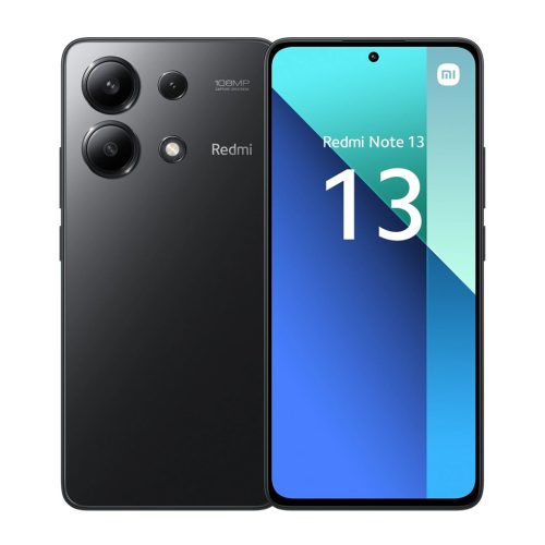 Xiaomi Redmi Note 13 Pro 4G mobiltelefon, 8GB/256GB, dual sim, fekete (Midnight Black)