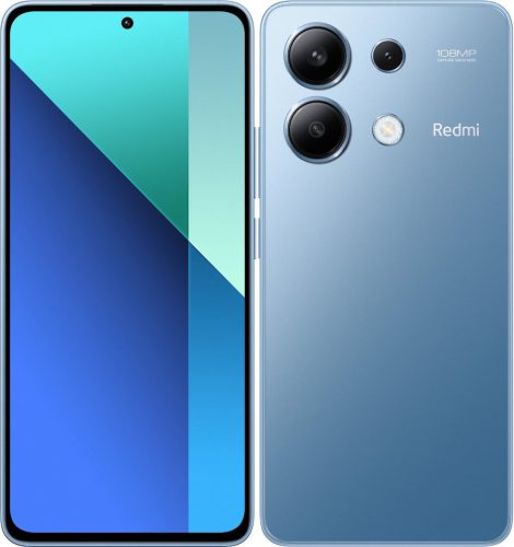 Xiaomi Redmi Note 13 4G mobiltelefon, 6GB/128GB, dual sim, kék (Ice Blue)