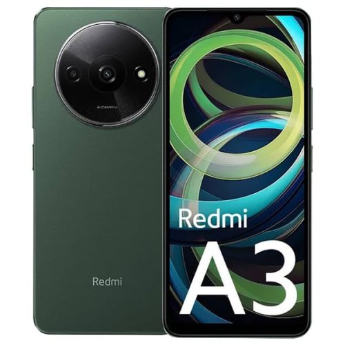 Xiaomi Redmi A3 mobiltelefon, 4GB/128GB, dual sim, zöld (Forest Green)