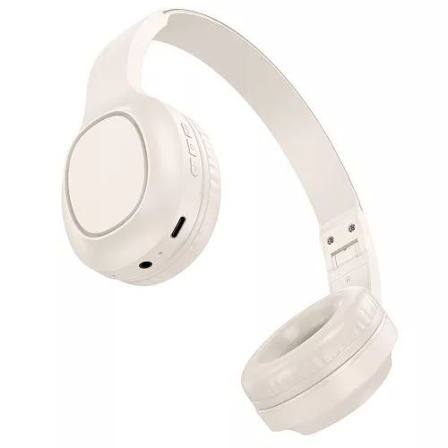 Vezeték nélküli fejhallgató, BT5.3, fehér (Milky White), Hoco W46