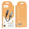 Type-C - Jack 3,5mm audio aljzat adapter, fekete, Hoco LS37