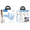 Stereo bluetooth headset vezeték nélküli töltőtokkal, TWS, kék, Hoco EQ13