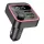Bluetooth FM transmitter, 2xUSB / 1xType-C, QC3.0 / PD 20W, BT5.4, fekete, HOCO Bravery E85 
