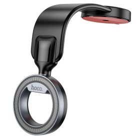   Műszerfalra helyezhető autós tartó, 360° fordítható, mágneses, fekete, Hoco H71