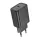 Univerzális hálózati gyors töltőfej, 1xType-C, PD / QC / 20W / 3A, fekete, Hoco N60