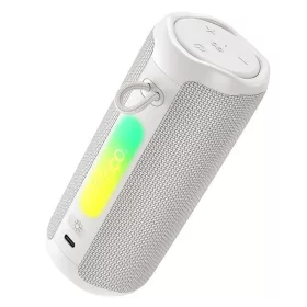 Bluetooth hangszóró, 8W, fehér, RGB led, Hoco HC50