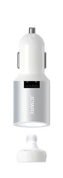 Joway H28 fehér 2.4A szivartöltőfej + bluetooth headset