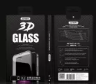 iPhone 6 Plus / 6S Plus (5,5") előlapi üvegfólia, 3D, fekete, ívelt, Joway BHM07