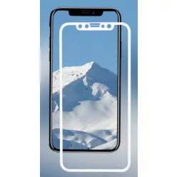   iPhone X / XS / 11 Pro (5,8") előlapi üvegfólia, 3D, fehér, ívelt, Joway BHM15