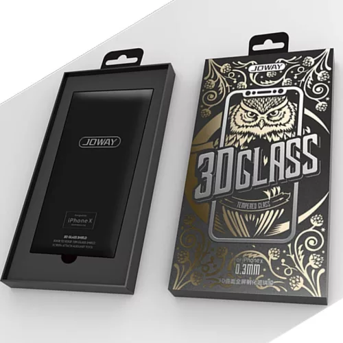 iPhone X / XS / 11 Pro (5,8") előlapi üvegfólia, 3D, fehér, ívelt, Joway BHM15