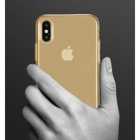   iPhone X / XS (5,8") hátlap tok, TPU tok, arany, Joway BHK33