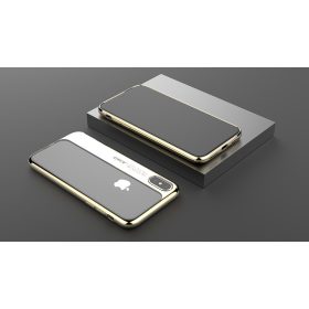   iPhone X / XS (5,8") hátlap tok, TPU tok, ezüst / átlátszó, Joway BHK37