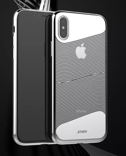 iPhone X / XS (5,8") hátlap tok, TPU tok, ezüst, Joway BHK50