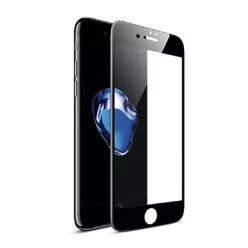   iPhone 7 Plus / 8 Plus (5,5") előlapi fólia, műanyag (PET), fekete, ívelt, 0,23mm, Joway BHM17