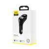 Baseus F40 fekete bluetooth FM Transmitter 2A