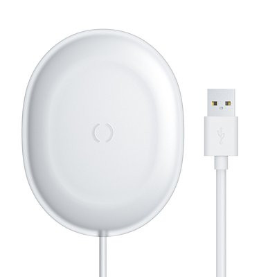 Baseus Jelly (WXGD-02) fehér vezeték nélküli (Wireless) töltő 2A 15W