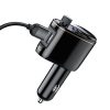 Baseus RH01 bluetooth FM transmitter fekete 3.4A