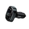 Baseus T-Type S-09 bluetooth FM transmitter fekete 3.4A