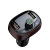 Baseus T-Type S-09 bluetooth FM transmitter barna (coffee) 3.4A