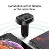 Baseus CCTM-01 bluetooth FM transmitter fekete 3,4A