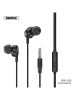 Remax RW-105 fekete stereo headset 3.5 mm jack csatlakozóval