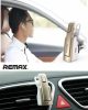 Remax RB-T6C fekete bluetooth headset szellőzőre csíptethető töltővel