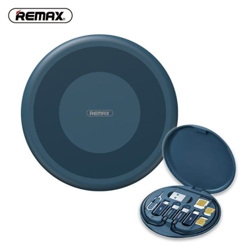 Remax RC-190 kék multifunkciós adatkábel szett (Type-C, 8pin, micro usb)