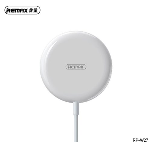 Remax RP-W27 fehér vezeték nélküli (Wireless) töltő 2A 15W