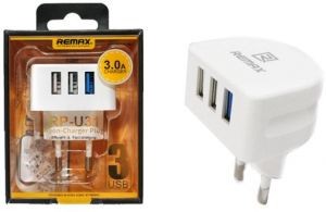 Remax RP-U31 3USB fehér hálózati töltőfej 2.1A 2x1A